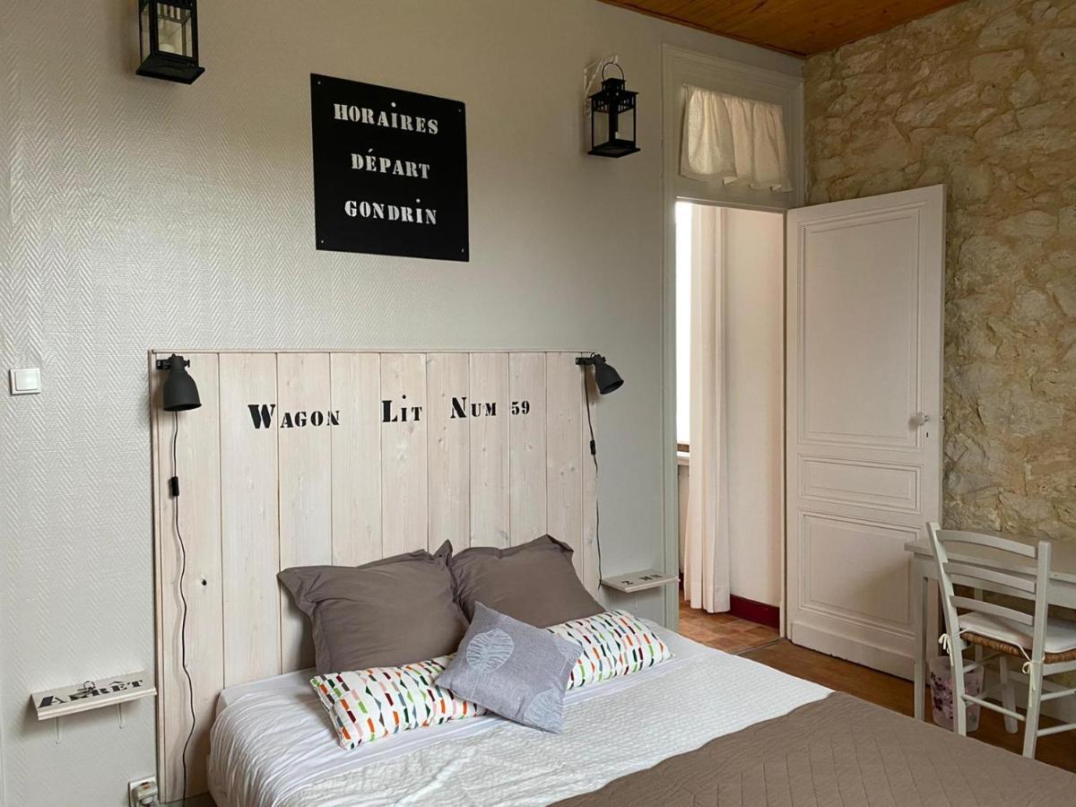 La Gare Bed & Breakfast Gondrin ภายนอก รูปภาพ