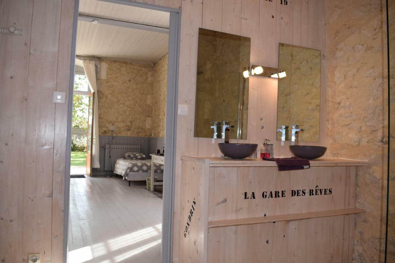 La Gare Bed & Breakfast Gondrin ภายนอก รูปภาพ